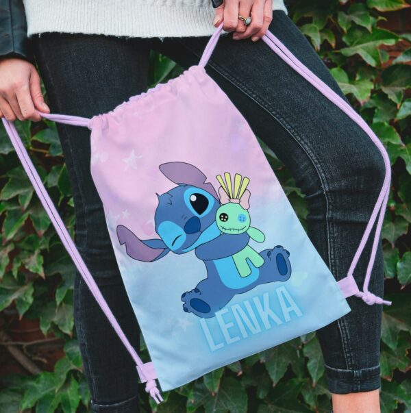 Workoplecak imienny Stitch