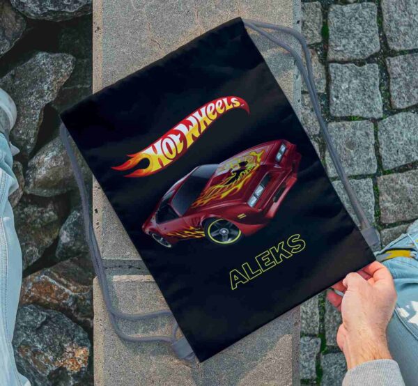 Workoplecak imienny Hot Wheels