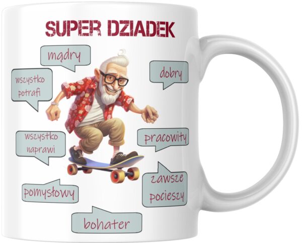 Kubek dla dziadka Super Dziadek