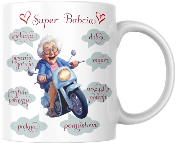 Kubek dla babci Super Babcia